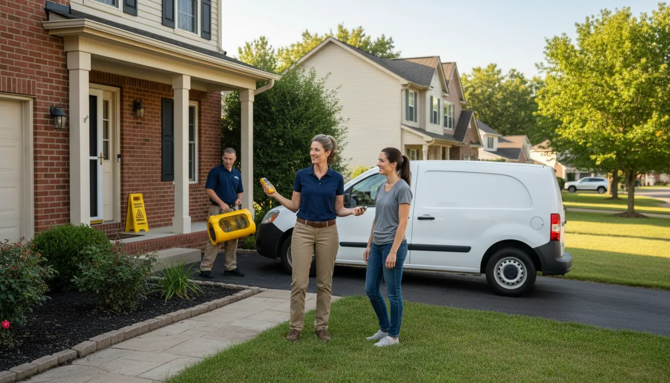 Residential water damage restoration in Crookston, NE